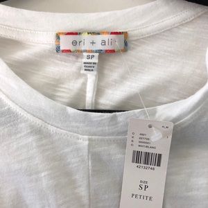 White sleeveless Top